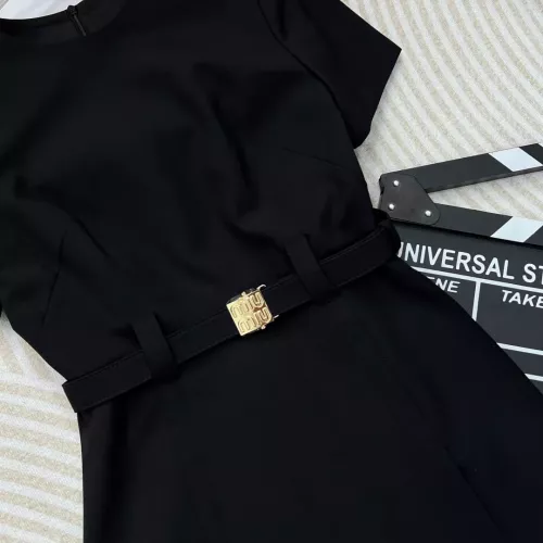 Replica MIU MIU Dresses Short Sleeved For Women #1318576 $118.00 USD for Wholesale