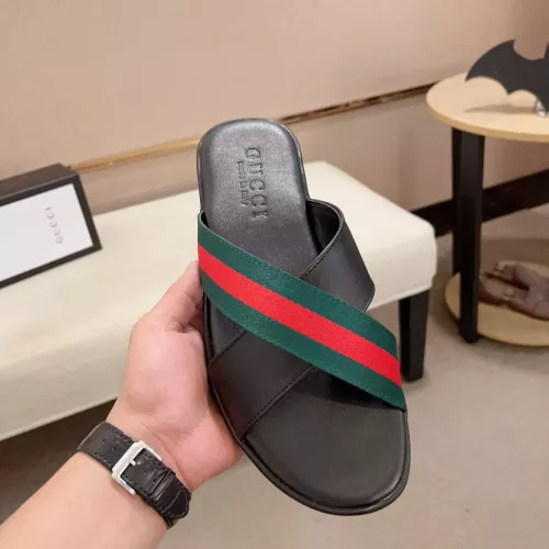 Replica Gucci Slippers For Men #1318593 $42.00 USD for Wholesale