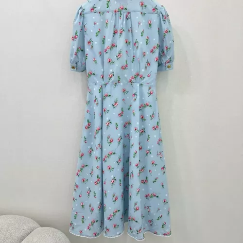 Replica MIU MIU Dresses Short Sleeved For Women #1318594 $130.00 USD for Wholesale