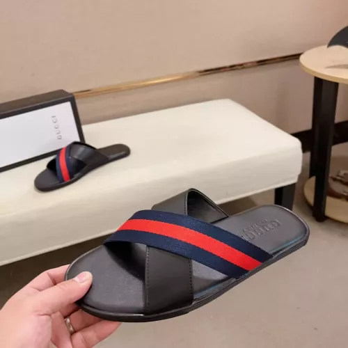 Replica Gucci Slippers For Men #1318595 $42.00 USD for Wholesale