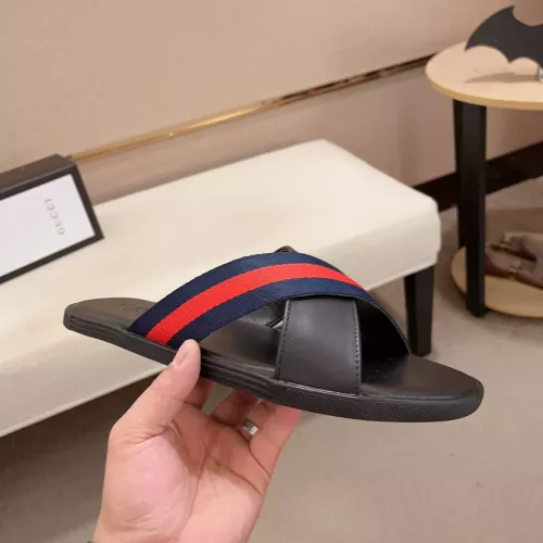 Replica Gucci Slippers For Men #1318595 $42.00 USD for Wholesale