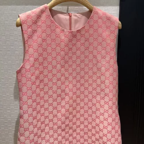 Replica Gucci Dresses Sleeveless For Women #1318636 $128.00 USD for Wholesale