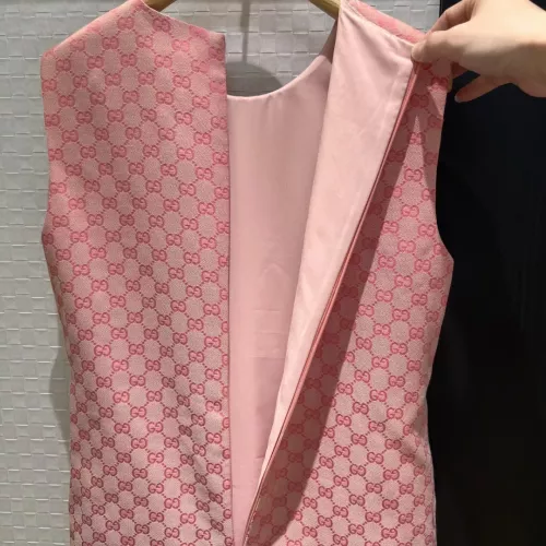 Replica Gucci Dresses Sleeveless For Women #1318636 $128.00 USD for Wholesale