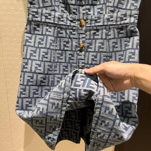 Replica Fendi Dresses Sleeveless For Women #1318637 $132.00 USD for Wholesale