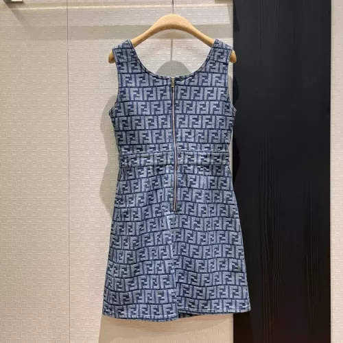 Replica Fendi Dresses Sleeveless For Women #1318637 $132.00 USD for Wholesale