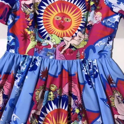 Replica Dolce & Gabbana Dresses Short Sleeved For Women #1318638 $98.00 USD for Wholesale