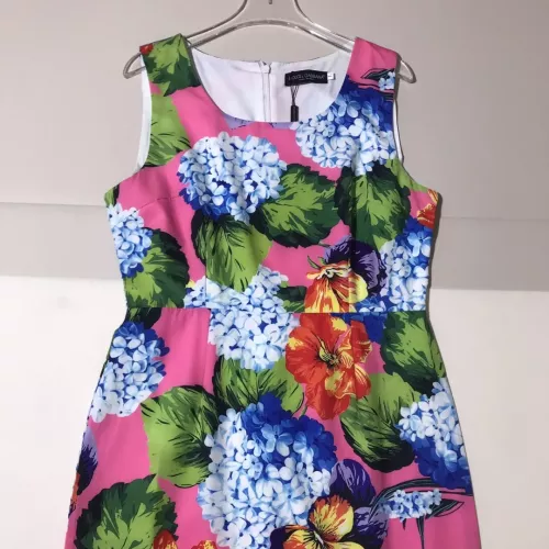 Replica Dolce & Gabbana Dresses Sleeveless For Women #1318639 $98.00 USD for Wholesale