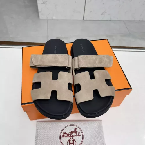 Replica Hermes Slippers For Men #1318697 $88.00 USD for Wholesale