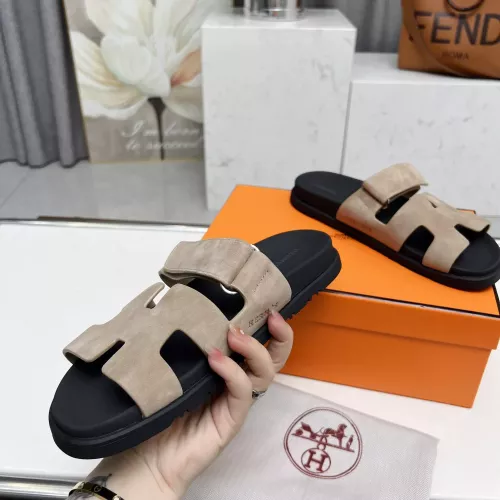 Replica Hermes Slippers For Women #1318698 $88.00 USD for Wholesale