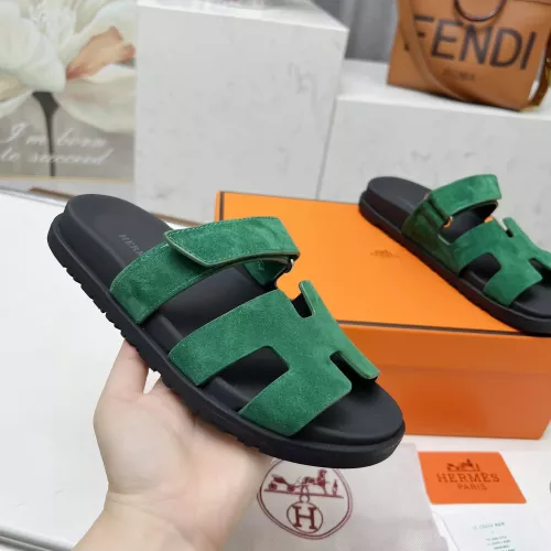 Replica Hermes Slippers For Men #1318709 $88.00 USD for Wholesale