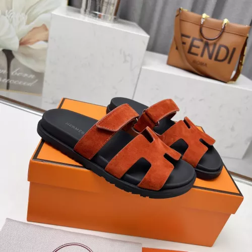 Replica Hermes Slippers For Women #1318712 $88.00 USD for Wholesale