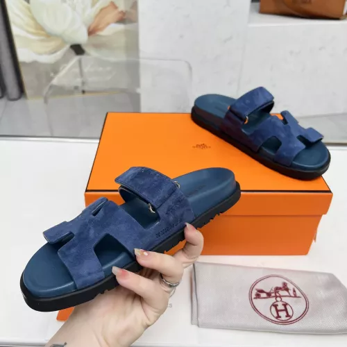 Replica Hermes Slippers For Men #1318713 $88.00 USD for Wholesale