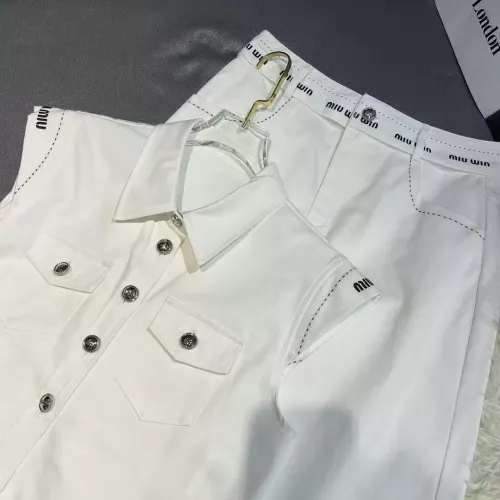 Replica MIU MIU Tracksuits Sleeveless For Women #1318718 $88.00 USD for Wholesale