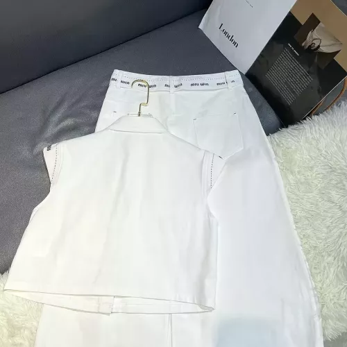 Replica MIU MIU Tracksuits Sleeveless For Women #1318718 $88.00 USD for Wholesale