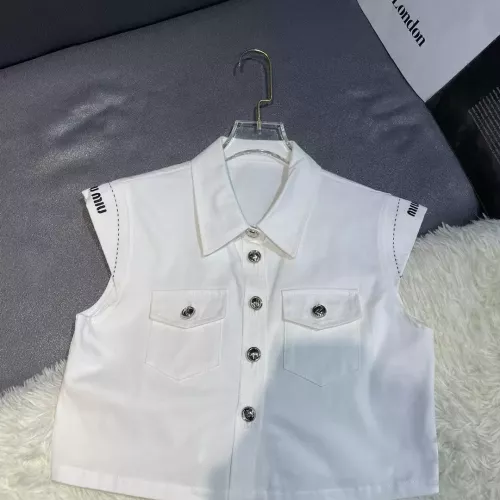 Replica MIU MIU Tracksuits Sleeveless For Women #1318718 $88.00 USD for Wholesale