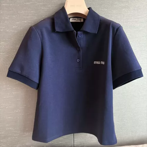 Replica MIU MIU Tracksuits Short Sleeved For Women #1318720 $80.00 USD for Wholesale