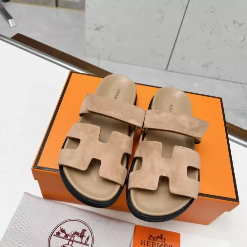 Replica Hermes Slippers For Women #1318723 $88.00 USD for Wholesale