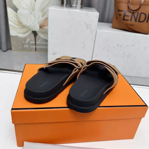 Replica Hermes Slippers For Men #1318741 $88.00 USD for Wholesale