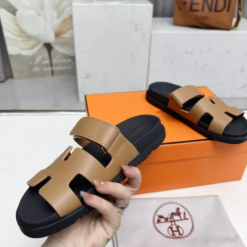 Replica Hermes Slippers For Men #1318741 $88.00 USD for Wholesale