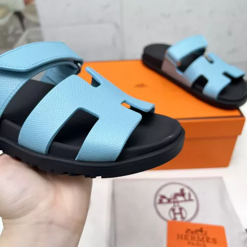 Replica Hermes Slippers For Men #1318743 $88.00 USD for Wholesale