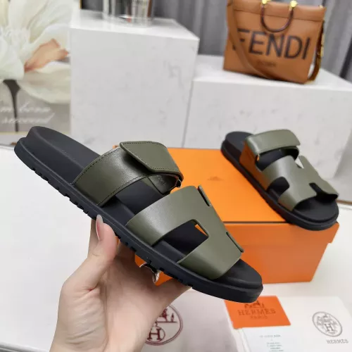 Replica Hermes Slippers For Women #1318744 $88.00 USD for Wholesale