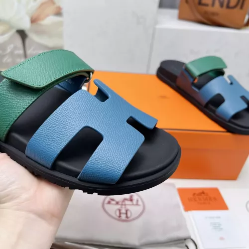 Replica Hermes Slippers For Men #1318750 $88.00 USD for Wholesale