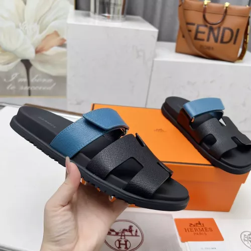 Replica Hermes Slippers For Men #1318752 $88.00 USD for Wholesale
