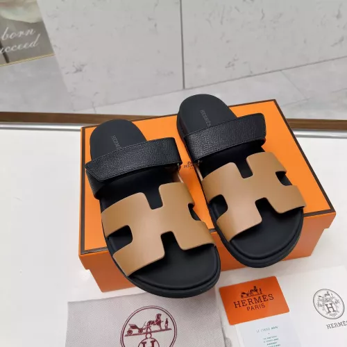 Replica Hermes Slippers For Men #1318756 $88.00 USD for Wholesale