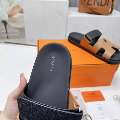 Replica Hermes Slippers For Men #1318756 $88.00 USD for Wholesale