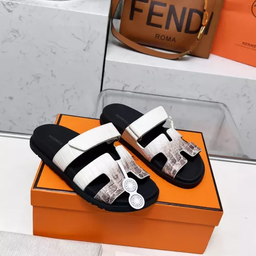 Replica Hermes Slippers For Women #1318757 $88.00 USD for Wholesale