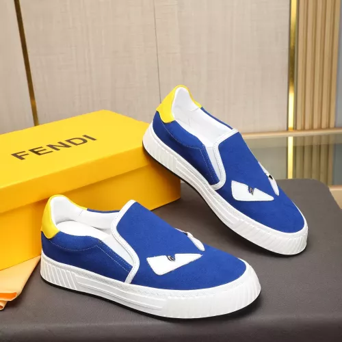 Replica Fendi Casual Shoes For Men #1318761 $76.00 USD for Wholesale