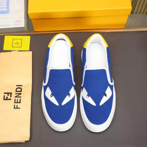 Replica Fendi Casual Shoes For Men #1318761 $76.00 USD for Wholesale