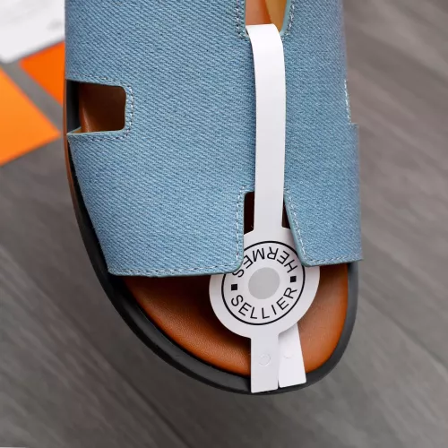 Replica Hermes Slippers For Men #1318788 $52.00 USD for Wholesale