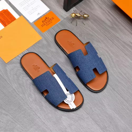 Replica Hermes Slippers For Men #1318789 $52.00 USD for Wholesale