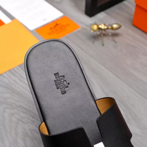 Replica Hermes Slippers For Men #1318791 $52.00 USD for Wholesale