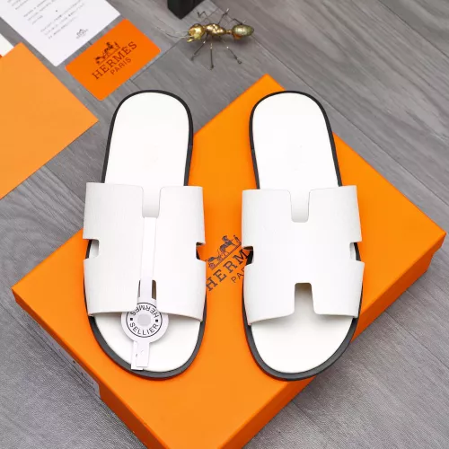 Replica Hermes Slippers For Men #1318793 $52.00 USD for Wholesale