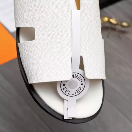 Replica Hermes Slippers For Men #1318793 $52.00 USD for Wholesale