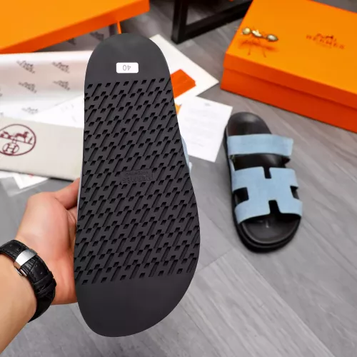 Replica Hermes Slippers For Men #1318795 $68.00 USD for Wholesale