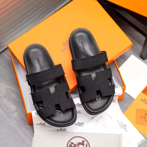 Replica Hermes Slippers For Men #1318799 $68.00 USD for Wholesale