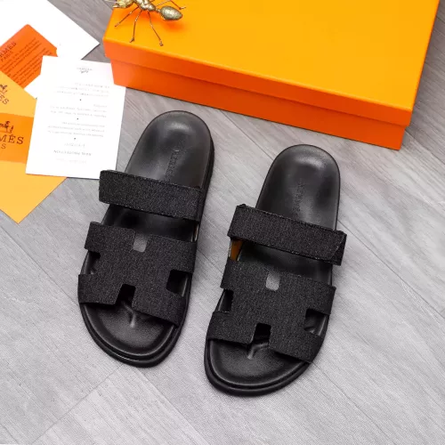 Replica Hermes Slippers For Men #1318799 $68.00 USD for Wholesale