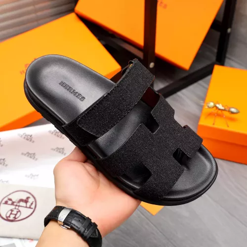 Replica Hermes Slippers For Men #1318799 $68.00 USD for Wholesale