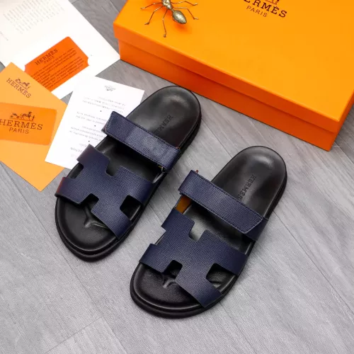 Replica Hermes Slippers For Men #1318805 $68.00 USD for Wholesale