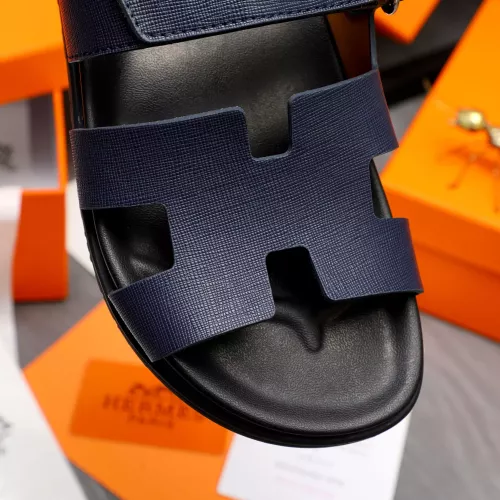 Replica Hermes Slippers For Men #1318805 $68.00 USD for Wholesale