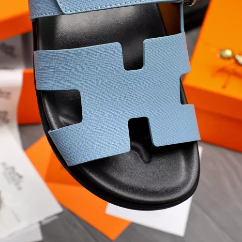 Replica Hermes Slippers For Men #1318807 $68.00 USD for Wholesale