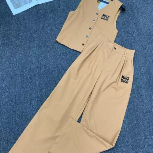 Replica Christian Dior Tracksuits Sleeveless For Women #1318862 $92.00 USD for Wholesale