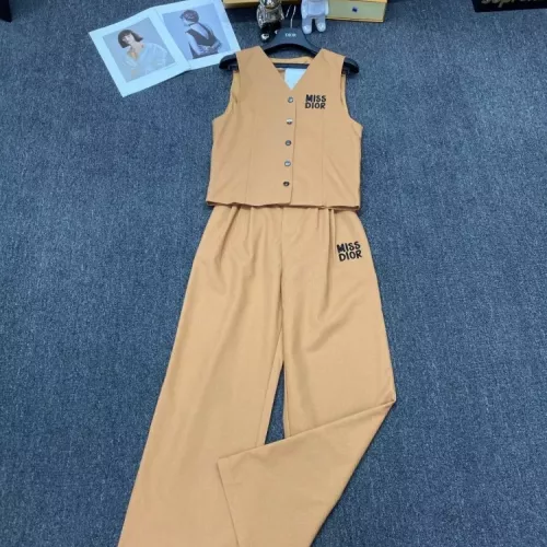 Replica Christian Dior Tracksuits Sleeveless For Women #1318862 $92.00 USD for Wholesale