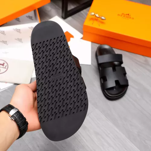 Replica Hermes Slippers For Men #1318878 $68.00 USD for Wholesale