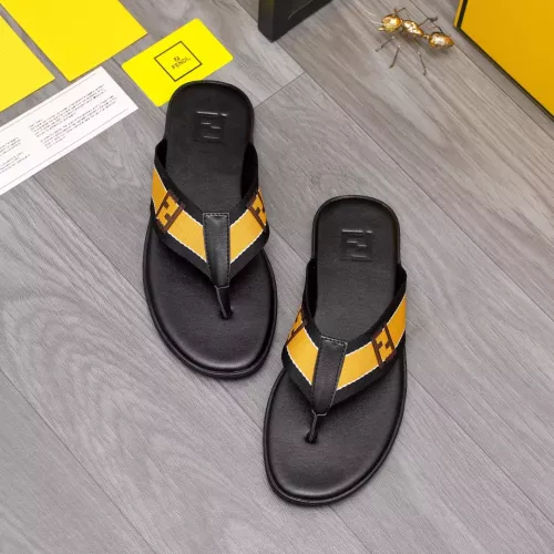 Replica Fendi Slippers For Men #1318885 $42.00 USD for Wholesale
