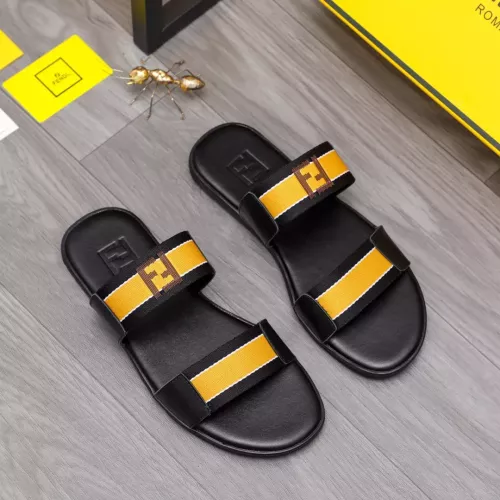 Replica Fendi Slippers For Men #1318887 $42.00 USD for Wholesale