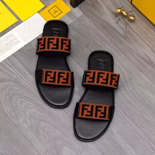 Replica Fendi Slippers For Men #1318892 $42.00 USD for Wholesale